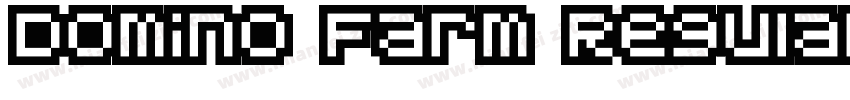 Domino Farm RegularV字体转换